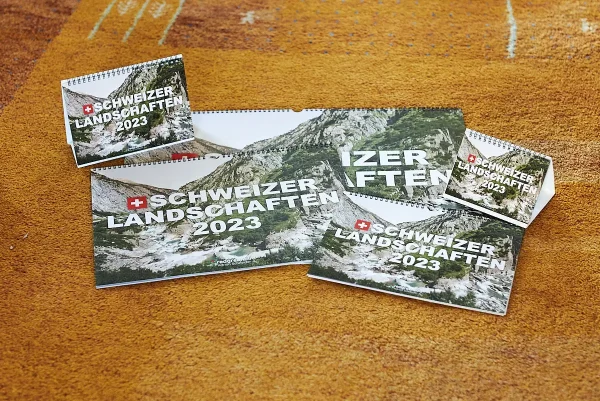 Schweizer Landschaften 2023 Wandkalender (A2, A3, A4)
